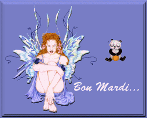 Gif animé Bon mardi elfe panda